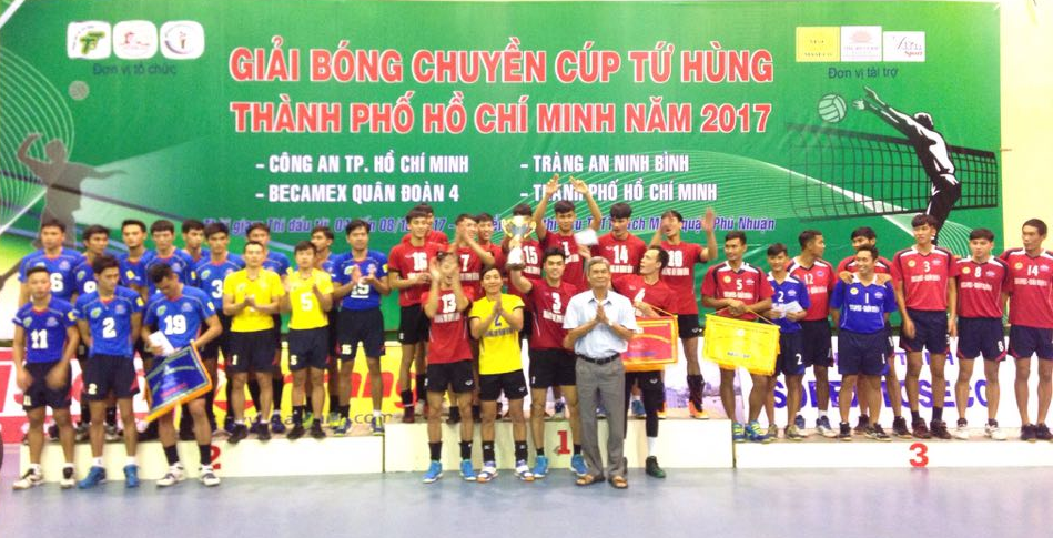 TP. HCM HẠNG NHÌ GIẢI BÓNG CHUYỀN CÚP TỨ HÙNG NĂM 2017