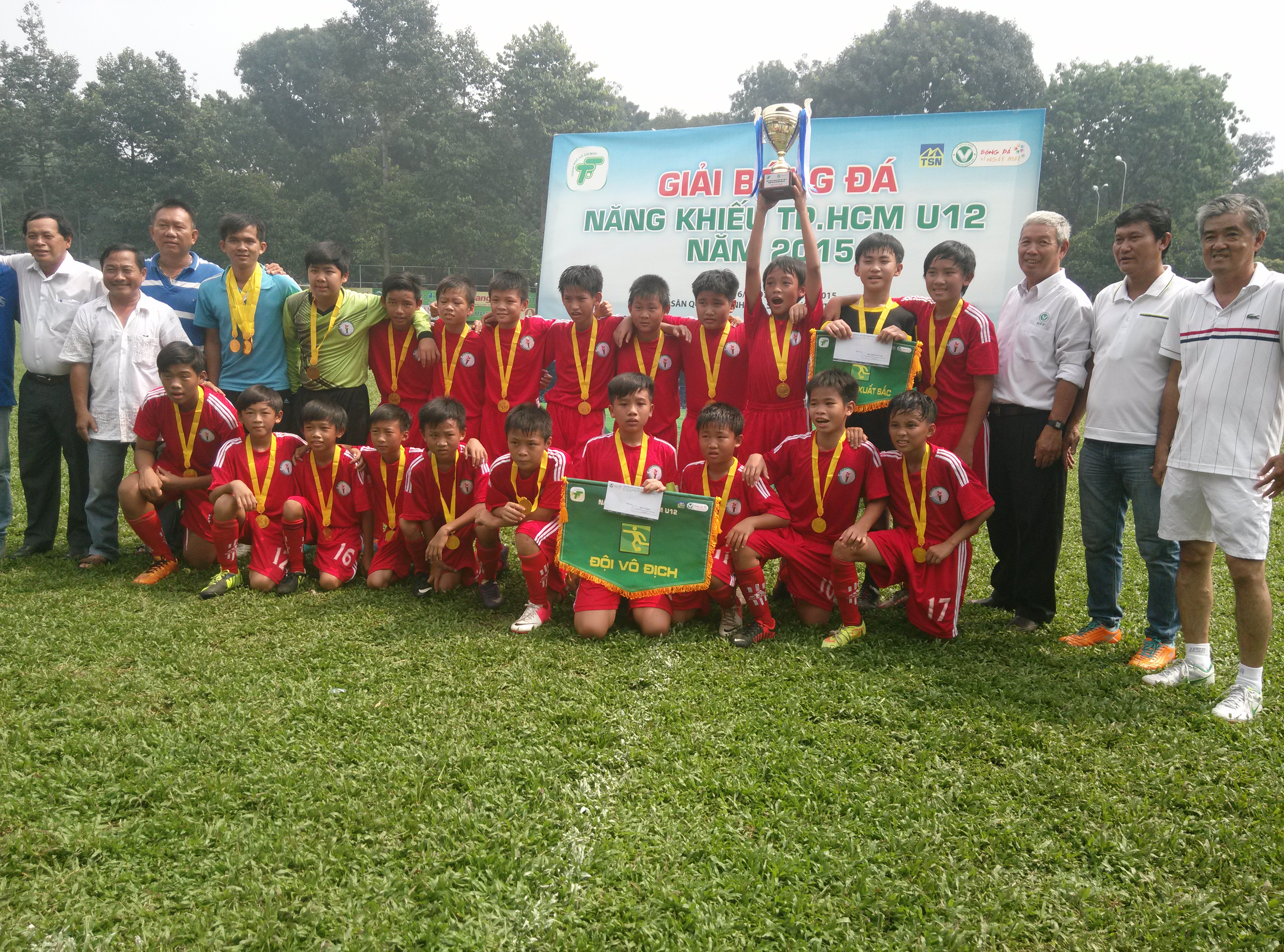 Giải Bóng đá năng khiếu U12 TP. HCM: Quận Phú Nhuận giữ vững danh hiệu quán quân Giải Bóng đá năng khiếu U12 TP. HCM: Quận Phú Nhuận giữ vững danh hiệu quán quân
