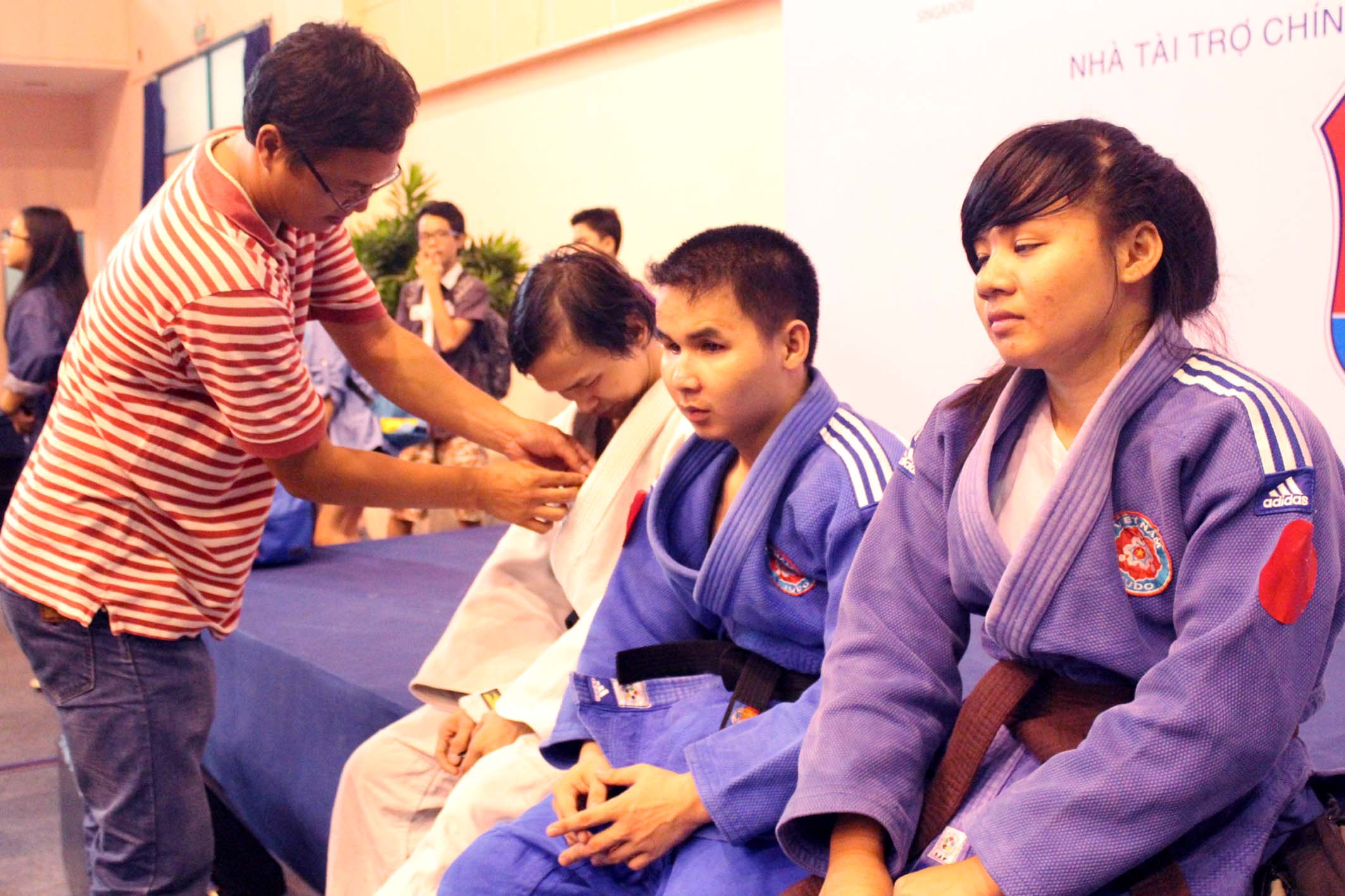 Niềm vui của các judoka khiếm thị TP Hồ Chí Minh Niềm vui của các judoka khiếm thị TP Hồ Chí Minh