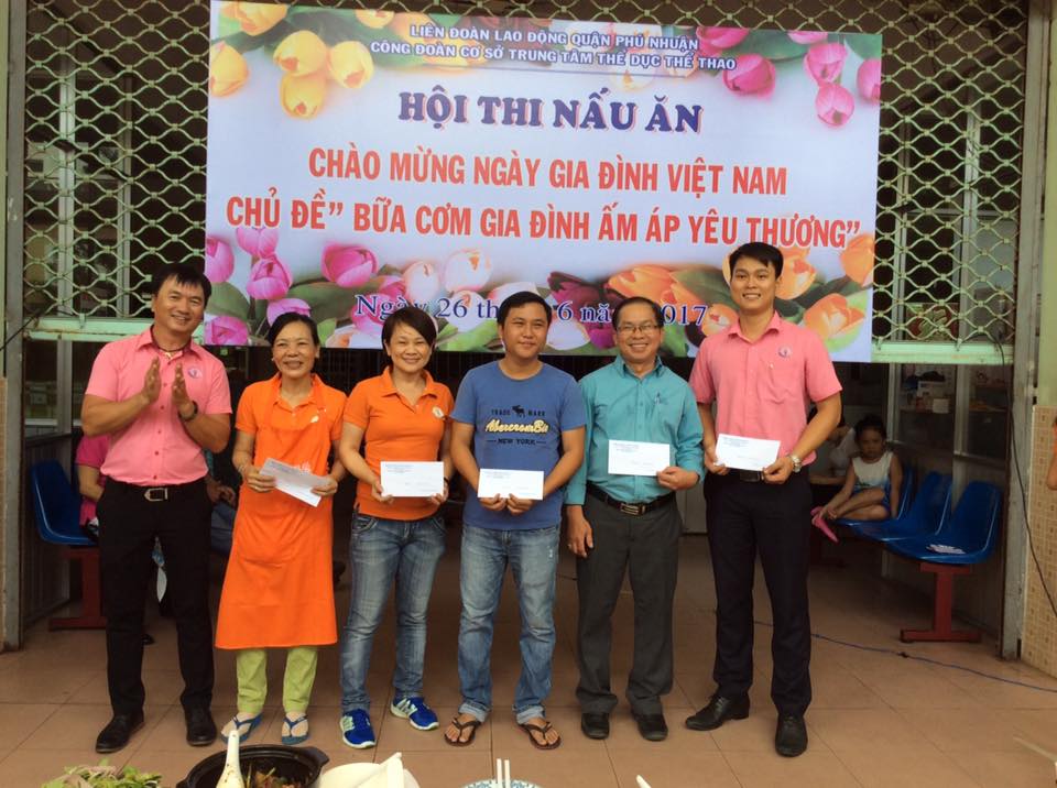 HỘI THI NẤU ĂN KỶ NIỆM NGÀY GIA ĐÌNH VIỆT NAM 28/6 NĂM 2017