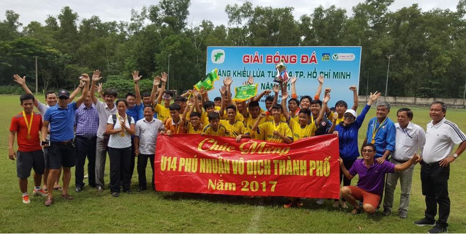 Quận Phú Nhuận vô địch giải bóng đá năng khiếu lứa tuổi 14 TPHCM năm 2017 Quận Phú Nhuận vô địch giải bóng đá năng khiếu lứa tuổi 14 TPHCM năm 2017