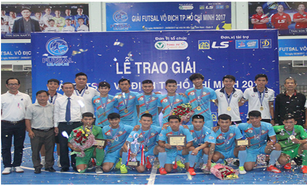 FUTSAL HẢI PHƯƠNG NAM PHÚ NHUẬN VÔ ĐỊCH GIẢI THÀNH PHỐ NĂM 2017
