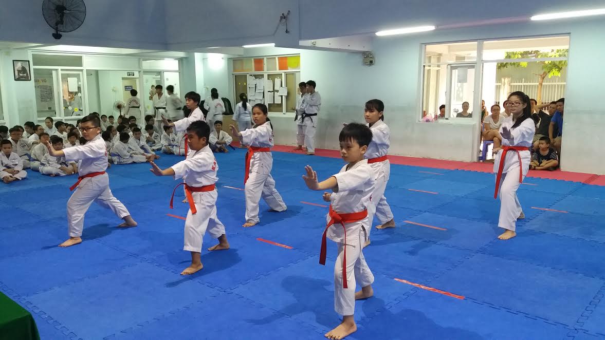 BỘ MÔN KARATEDO TUYỂN CHỌN NĂNG KHIẾU QUA CÁC ĐỢT THI LÊN ĐAI QUÝ III