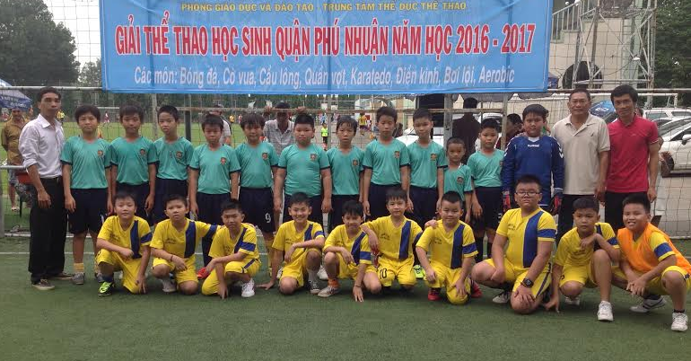 GIẢI BÓNG ĐÁ THỂ THAO HỌC SINH QUẬN PHÚ NHUẬN NĂM HỌC 2016 - 2017 CHÍNH THỨC KHỞI TRANH GIẢI BÓNG ĐÁ THỂ THAO HỌC SINH QUẬN PHÚ NHUẬN NĂM HỌC 2016 - 2017 CHÍNH THỨC KHỞI TRANH