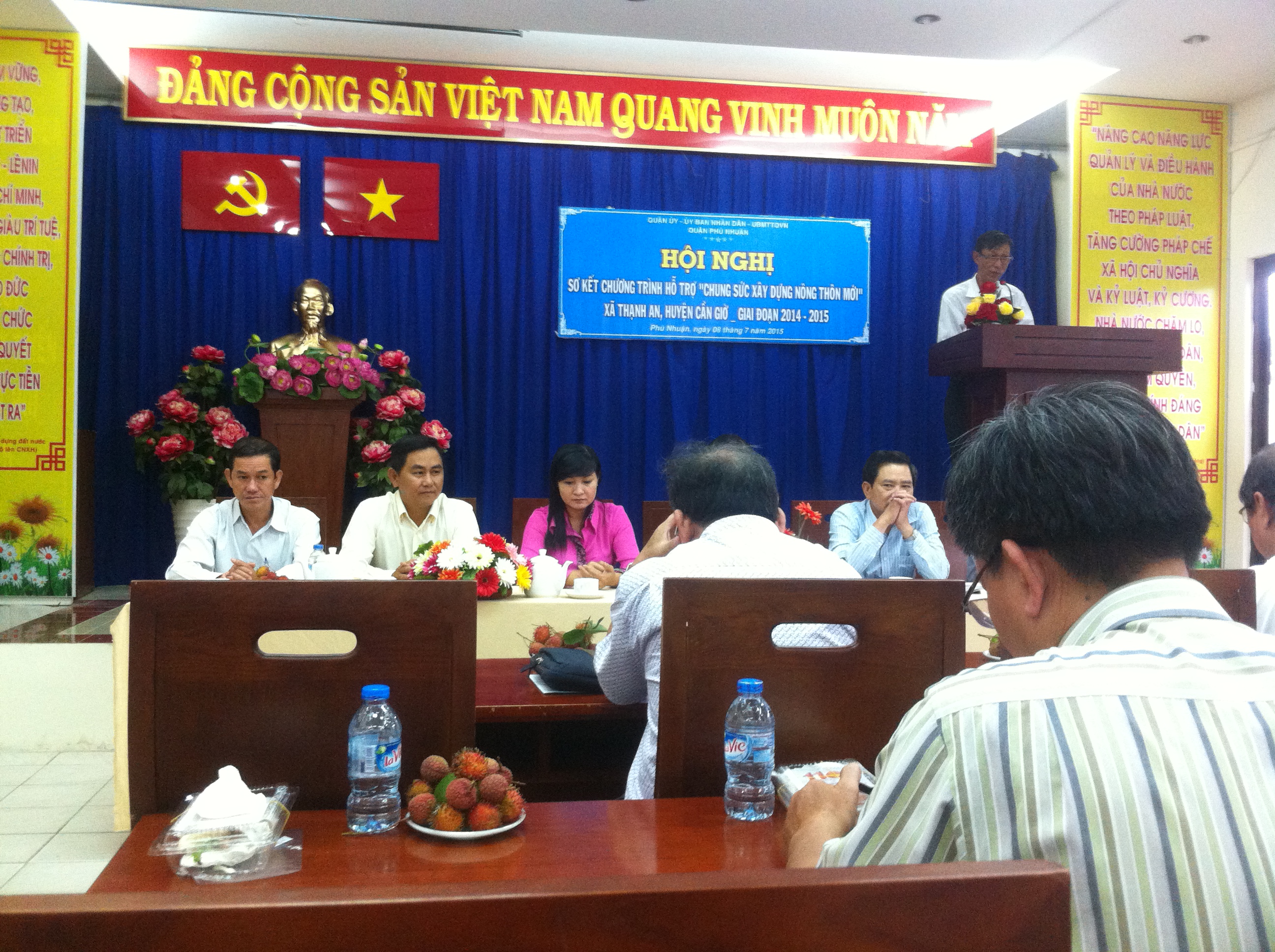 Sơ kết chương trình “Chung sức xây dựng nông thôn mới” (giai đoạn 2014 - 2015) tại xã Thạnh An – huyện Cần Giờ