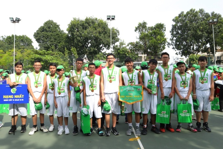 GIẢI BÓNG RỔ VÔ ĐỊCH THỂ THAO HỌC SINH NH 2017-2018