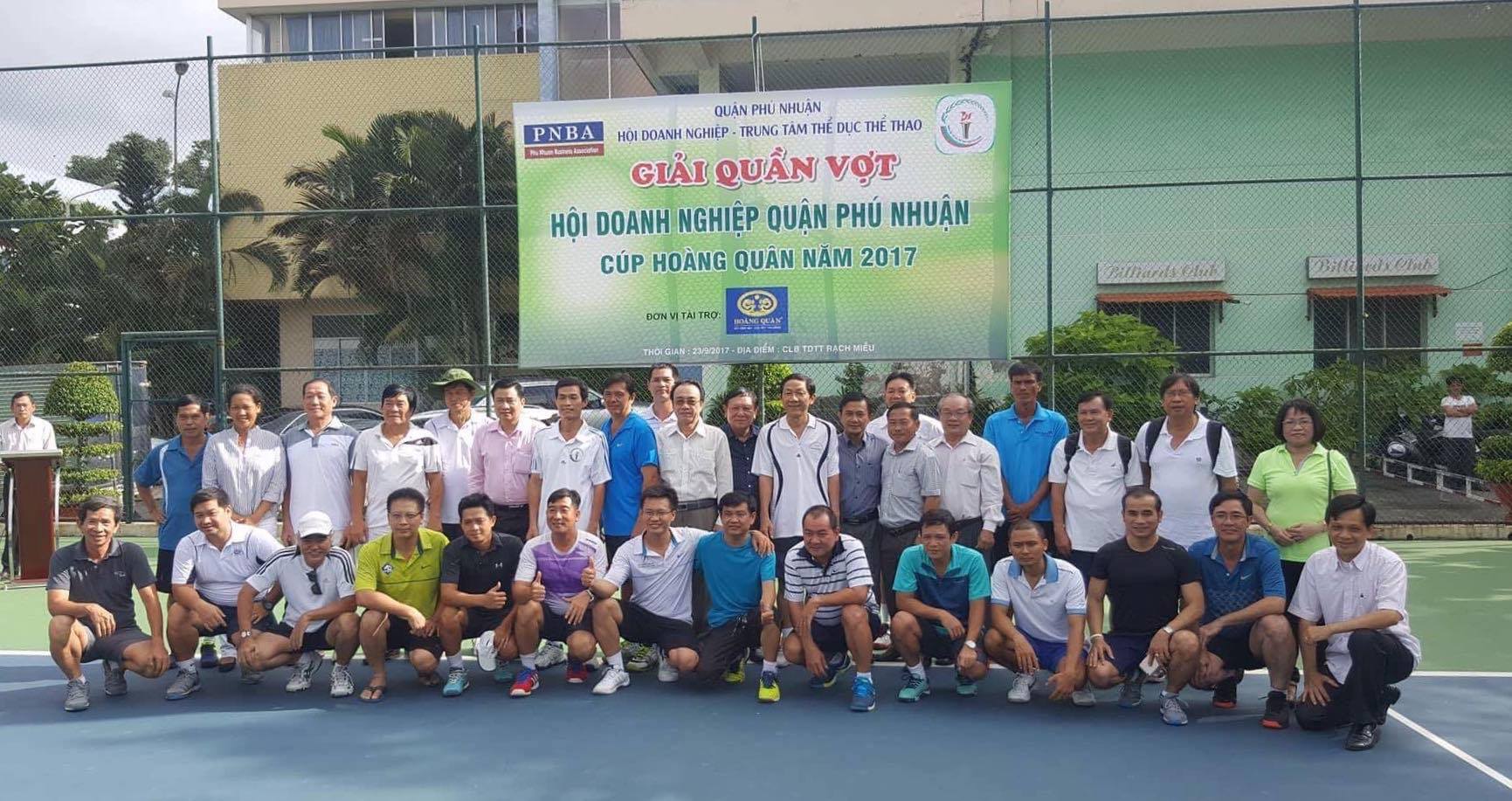 GIẢI QUẦN VỢT KỶ NIỆM 13 NĂM NGÀY DOANH NHÂN VIỆT NAM (13/10/2004 – 13/10/2017)