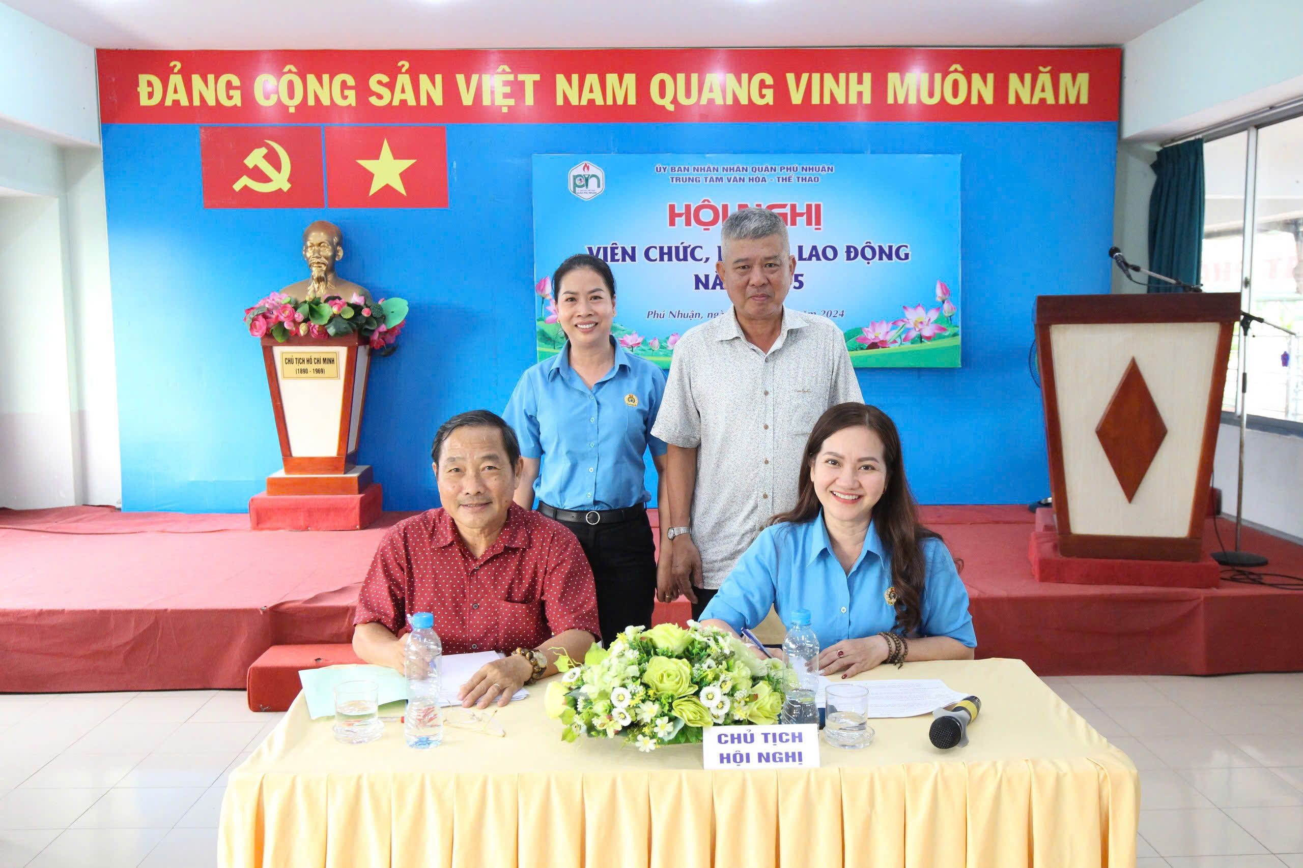 TRUNG TÂM VĂN HÓA – THỂ THAO QUẬN PHÚ NHUẬN: TỔ CHỨC HỘI NGHỊ VIÊN CHỨC – NGƯỜI LAO ĐỘNG NĂM 2025 TRUNG TÂM VĂN HÓA – THỂ THAO QUẬN PHÚ NHUẬN: TỔ CHỨC HỘI NGHỊ VIÊN CHỨC – NGƯỜI LAO ĐỘNG NĂM 2025